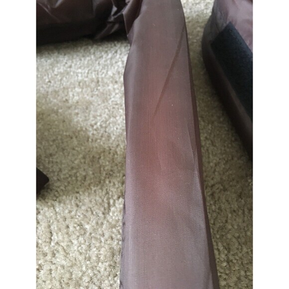 Twin Door Draft Dodger Guard Stopper Energy Saving Protector Doorstop Brown - Picture 7 of 12